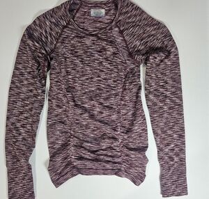 Athleta Womens‎ Top Size XS Purple Ruched Side
